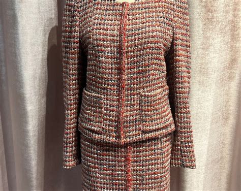 vintage Chanel tweed suit